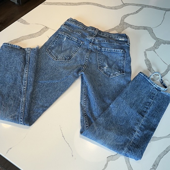 FLAWLESS Mother The Tomcat Jeans in Completely Over Wash Sz 25 - Picture 10 of 10